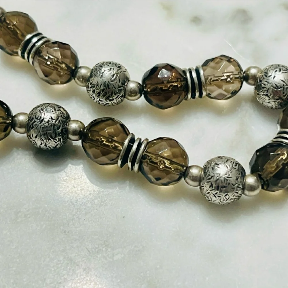 Silpada Sterling Silver & Smokey Topaz Heart - Picture 3 of 5